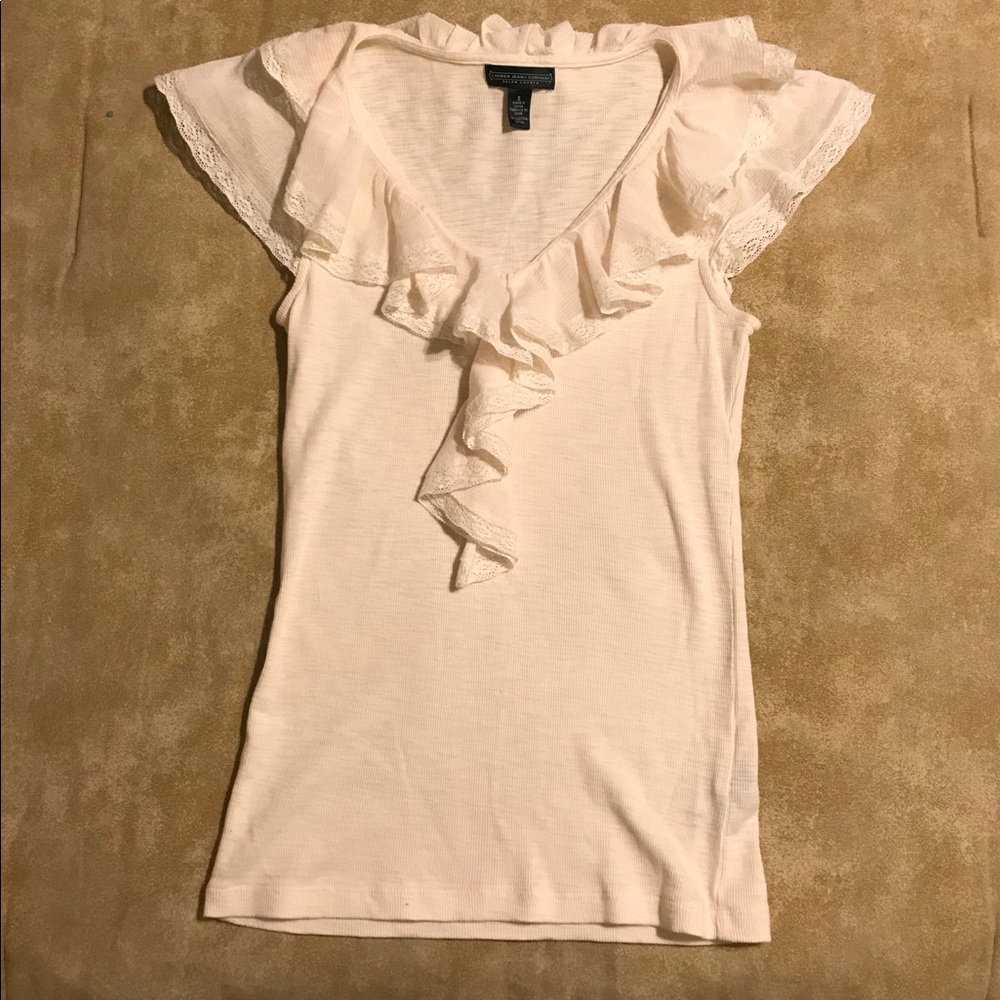 Ralph Lauren Lace Detail Blouse
